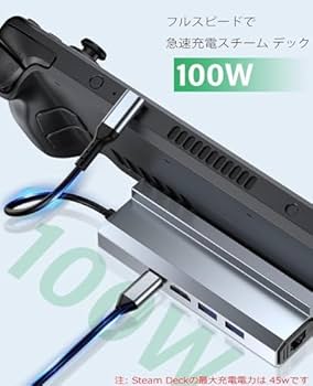 【美品】Steam Deck Dock 純正 Valve スチームデック ドック Steam Deck公式ドックの全体画像が公開