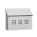 Salsbury Industries 4515 Decorative Horizontal Style Mailbox, Stainless Steel