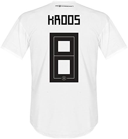 Kroos #8 Germany 2018 World Cup Home Men Jersey Color White Size M