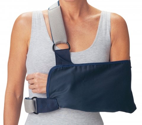 DJO 79-84163 Procare Shoulder Immobilizer with Foam Straps, Small, 7" Height, 13" Length