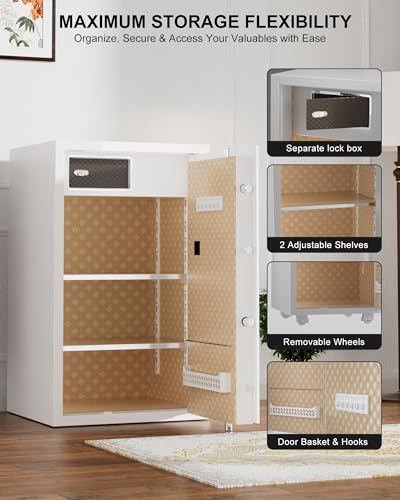 Image of TIGERKING Large Safe with Touchscreen Digital Keypad for Home, 7.2 Cu Ft