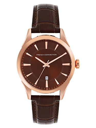 French Connection Analog Brown Dial Mens Watch-FCP31R (B0B2K7KZ4C) Amazon Price History, Amazon Price Tracker