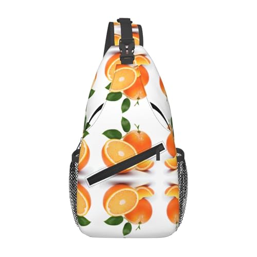 Mochila cruzada tipo sling negra para viaje y senderismo miniatura 1