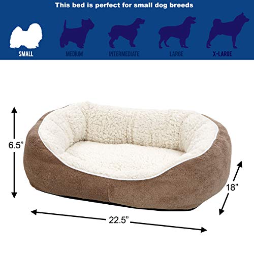 Image of Midwest Homes for Pets Cuddle Bed, Taupe, Small