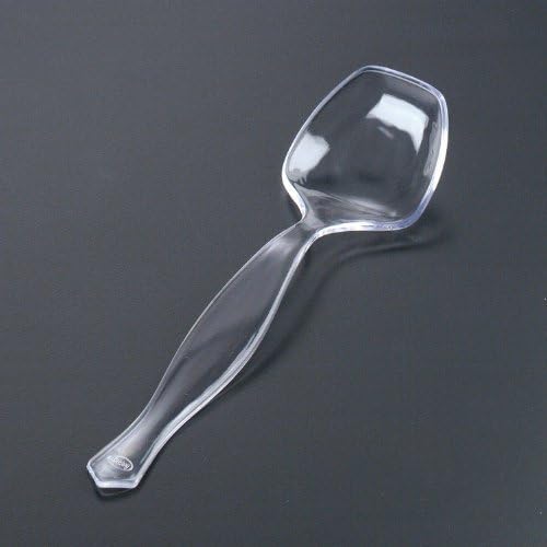 EMI Yoshi Koyal Serving Spoons, Clear, Set of 144