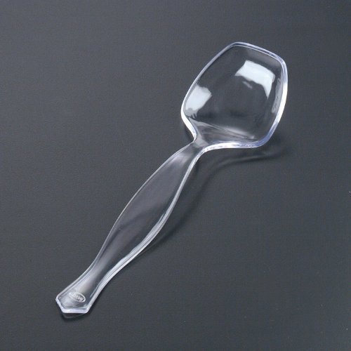 EMI Yoshi Koyal Serving Spoons, Clear, Set of 144
