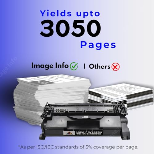 Image of ImageInfo W1520A /152A Compatible Toner Cartridge for HP LaserJet Pro MFP 4104dw /4104fdw /4104fdn /4104 Printer With Chip