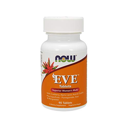 NOW Supplements, Eve Women's Multivitamin with Cranberry, Alpha Lipoic Acid and CoQ10, plus