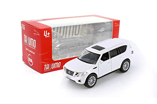 Nissan Patrol Y62, White TM15213W - Modelo 1/36 miniatura 4
