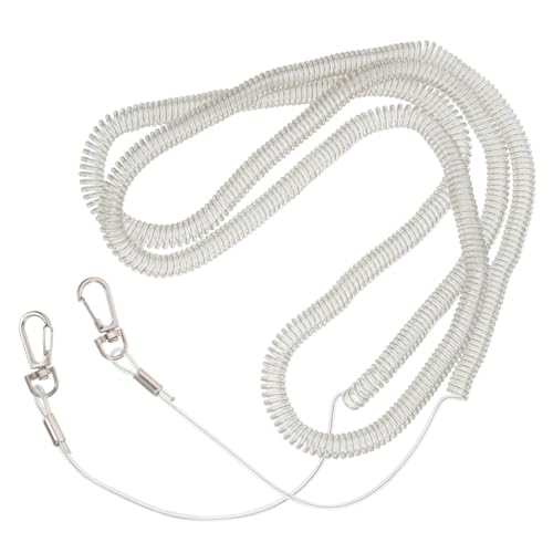 FONDOTIN Parrot Traction Rope 1pc Bird Leash Training Harness 15m Elastic Parrot Lead for Outdoor Flight Training Random