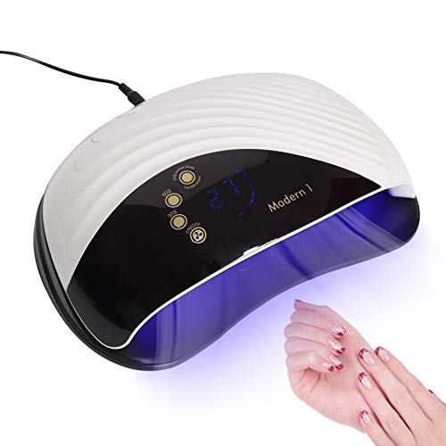 120W Portable Nail Dryers UV Light for Nails Professional, Fast Curing Nail Dryer for Gel and Regular Polish , Portable Nail Lamp Large Space Gel Polish Home Salon