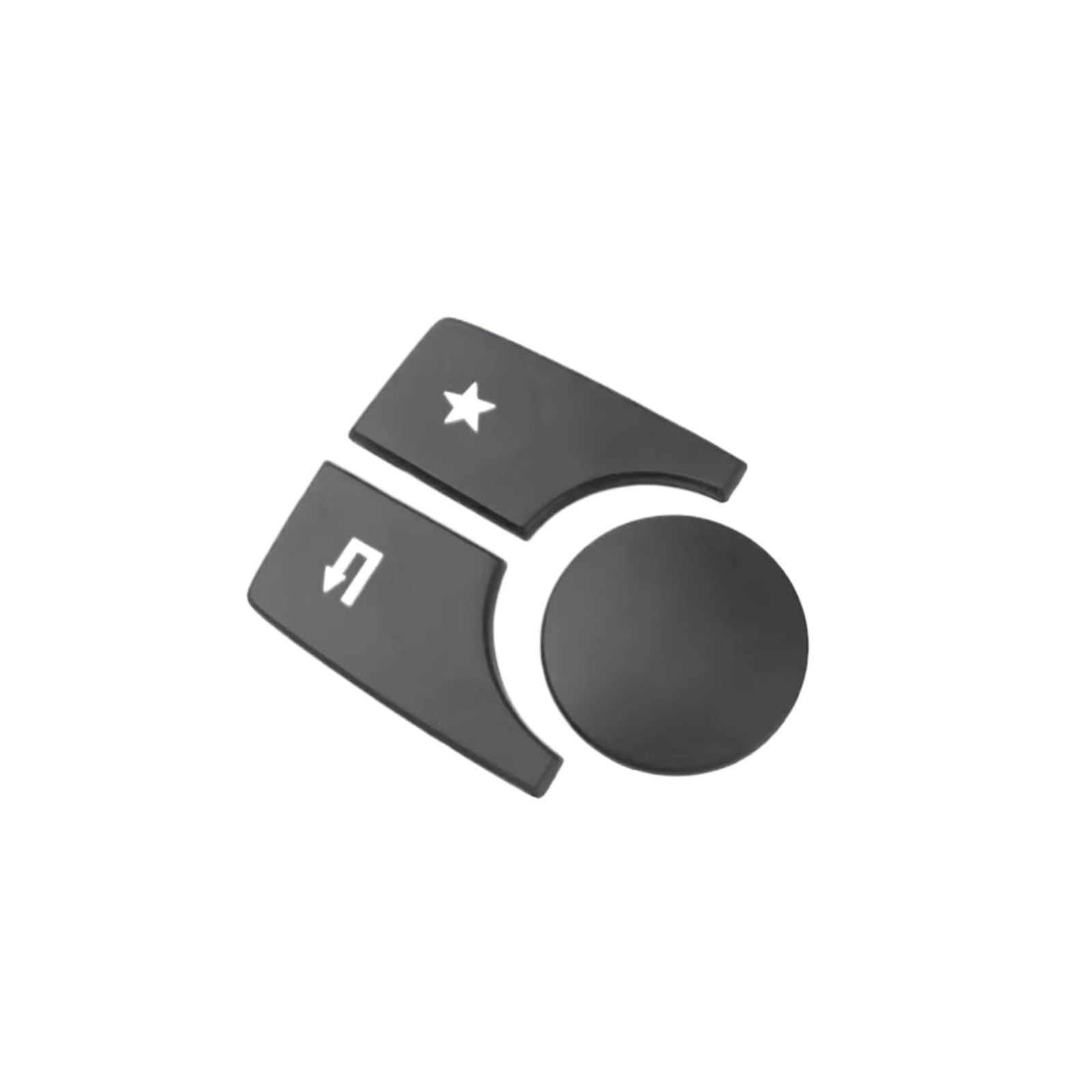 Interior Button Sticker Compatible with Benz for C Class for W204 2007-2014 Car Centre Multimedia Function Button Cover Trim Stickers