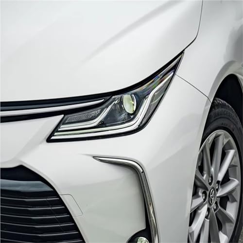 Boîtier de phare voiture Corolla 2019 couvercles lentille remplacement transparent - 6