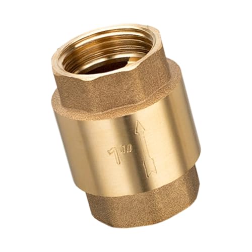 産業1チェックパイプネットワーキングのためのソリッドブラスボディ垂直流量制御家庭用温度耐性真鍮チェックバルブのパイプシステムのバルブ