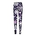 Christmas Tummy Control Leggings Plus Size Snowflake High Waisted Petite Business Casual Pants for Women Ankle Length Brushed Xmas Graphic Fashion Leggings 3X Winter Stretch Soft Pajamas Purple XXL