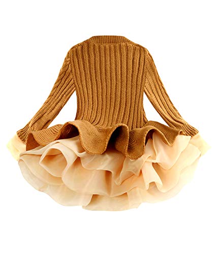 Image of FKKFYY Long Sleeve Fall Sweaters for Girls