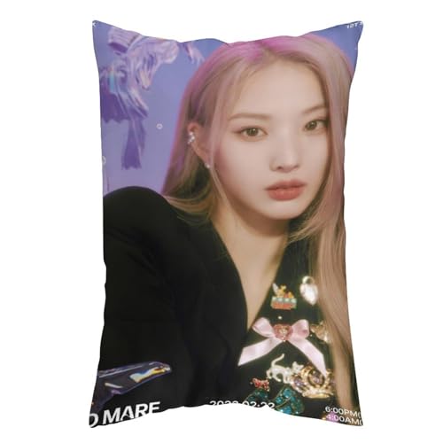 Kpop Nmixx Jinni エンミックスのジニのポスター Ad Mare デビューアルバムの第3弾写真 抱き枕カバー 長方形 等身大クッションカバー 両面プリント 気持ちいい 安眠 隠しファスナー式 伸縮性 着脱簡単 肌触り良い 柔らかい 四季兼用