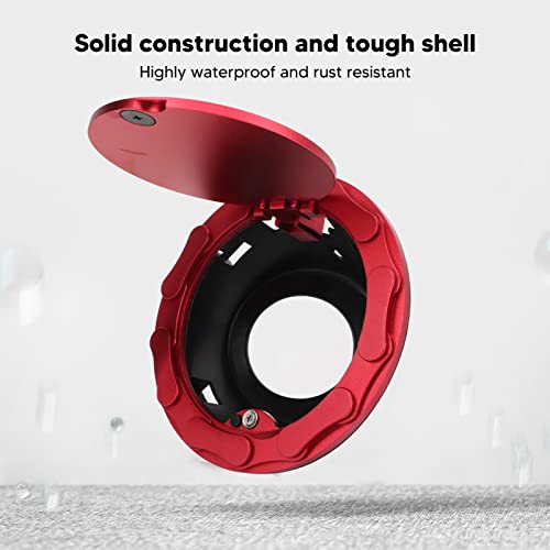 for Gas Red Fuel System Fuel Fuel Filler Cover Replacement for for Jk Sahara 2007‑2018 Red (Red) by Qiilu - Used condition - Image 3