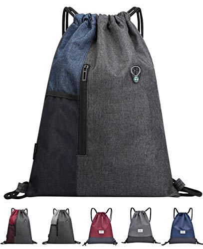 QueenNa Mochilas de Cuerdas Bolsa de Deporte