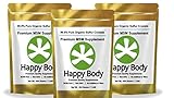 Organic Sulfur Crystals - 99.9% Pure MSM Crystals, Premium MSM Supplement - 3 x 1 LBS Pack