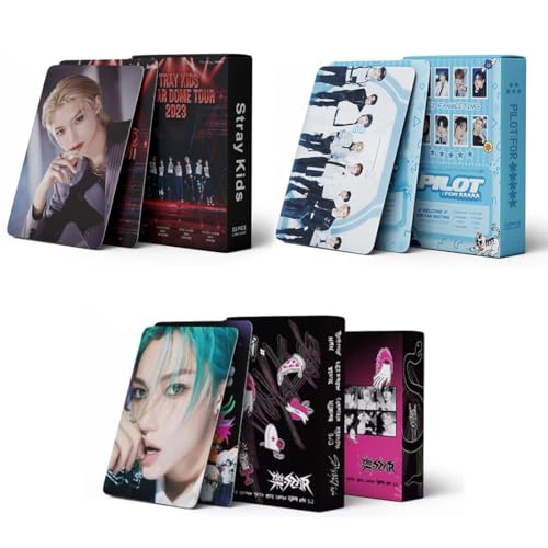 AYVRUOP Photocards Stray Kids,Stay Lomo Card,Kpop Stay Photocards,Stay Cards,3 PCS