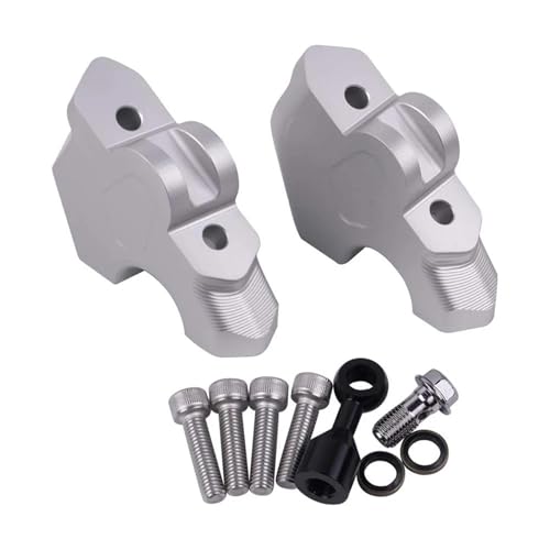 Extensor elevador de manillar R1300GS plata que mejora la postura