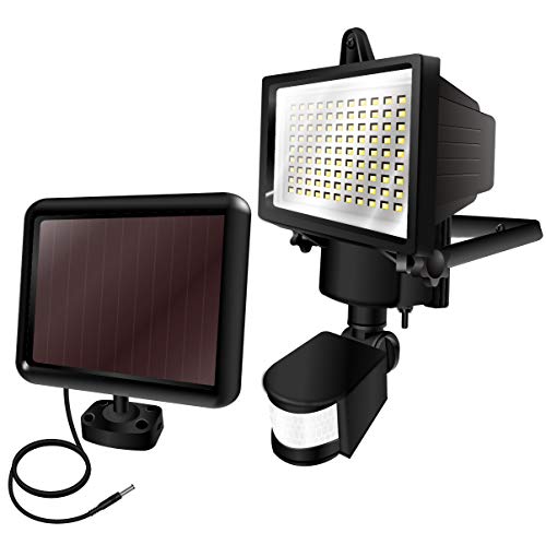 ANKO Solar Lights Outdoor, 90 Led Motion Sensor Security Light with 3 Control Dials Lux, Sens, Time Suitable for Patio, Deck, Yard, Garden, Driveway, etc