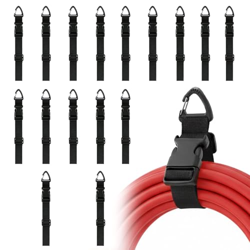 16-Pack Heavy Duty Cord Organizer with Adjustable Arms