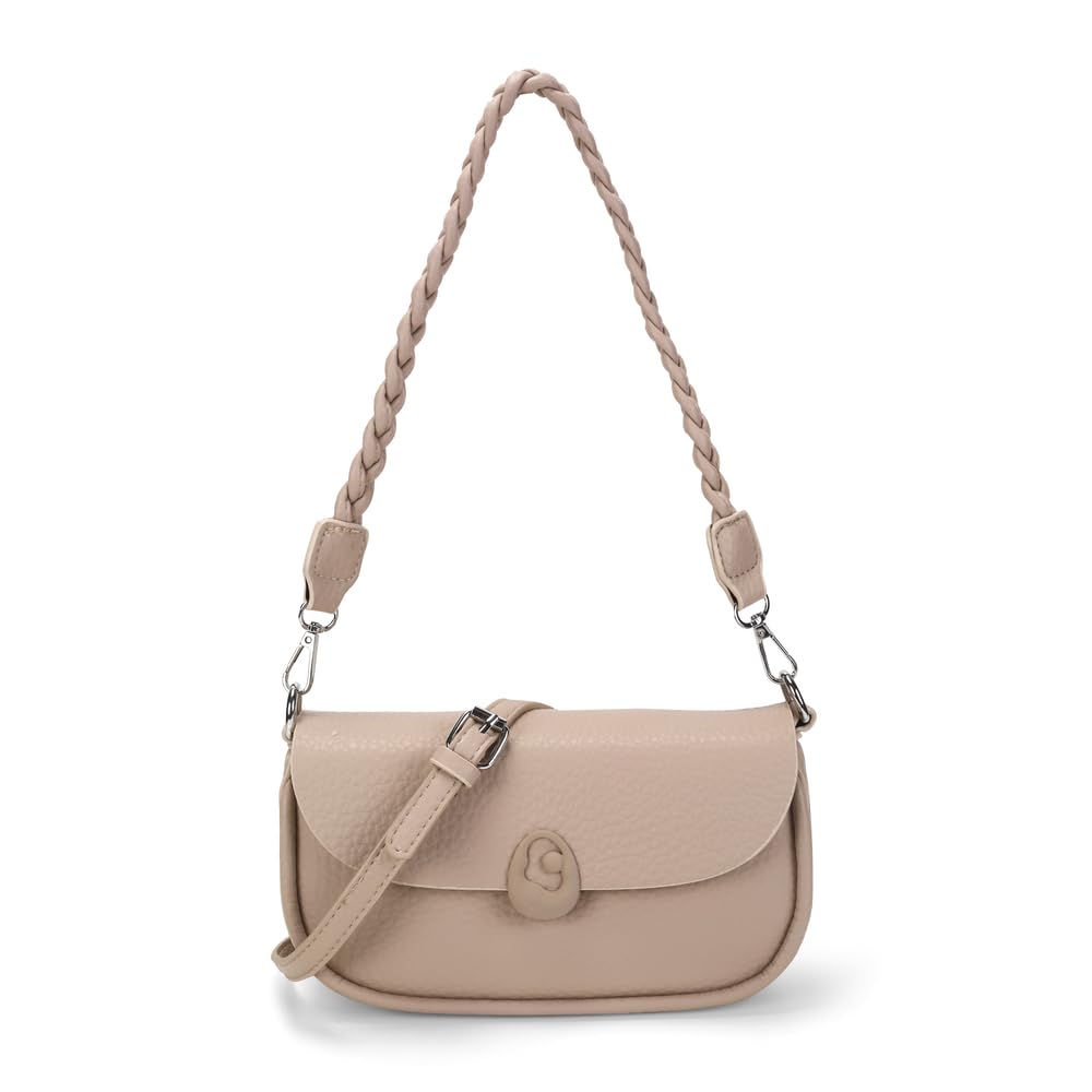 Women Faux Leather Sling Bag with Adjustable Handle-image-46