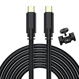 COOYA Camera Tethering Cable USB C to USB C 5Gbps Fast Transfer & Connection Between Camera and Computer+Cable Lock Clamp for Sony A7 IV/III, A7R IV, A7C2, Canon R10 R8 R6 R5 Nikon Z9 Z8 Z7, 16.4 ft