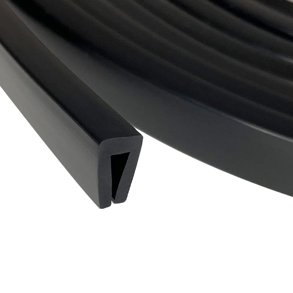 Buy Rubber Edge Trim Black, U Channel Edge Seal PVC Plastic, Sharp