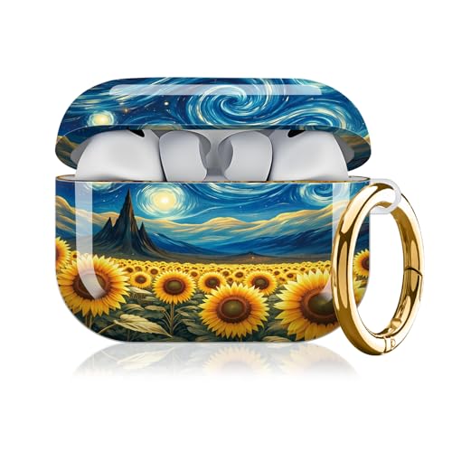 Coque AirPods Pro 3 tournesol pour sécuriser vos trajets en musique