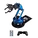 Price comparison product image Hiwonder LeArm 6DOF Full Metal Robotic Arm Robot Arm with Servo, Controller, Wireless Handle, Free PC Software and APP, Video Tutorials for Arduino Starter