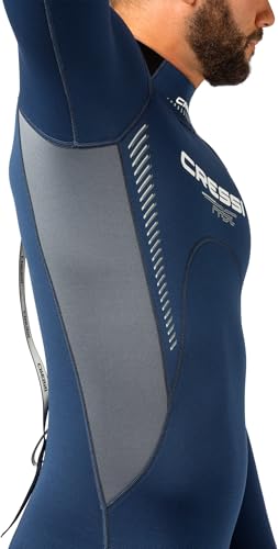Image of Cressi Men's & Ladies' Full Wetsuit Back-Zip for Scuba Diving & Water Activities - Fast 3mm: designed in Italy