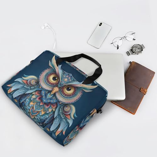 Funda maletín para portátil con diseño Búho, 13-15.6 pulg. miniatura 7