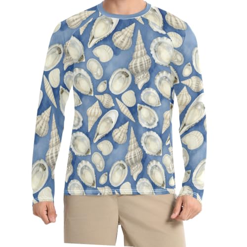Camisas de natación con absorción de humedad y cuello redondo Wudan