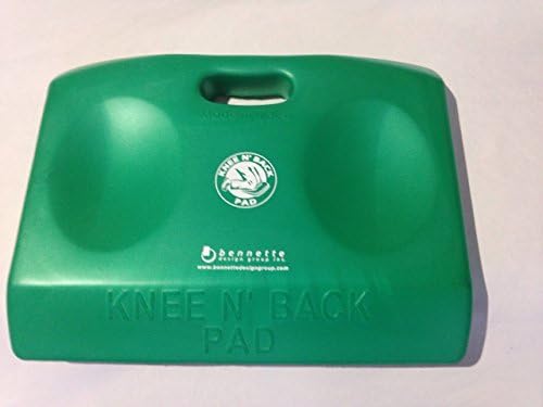 2" thick Knee N' Back Pad for Working on your Knees (Green)