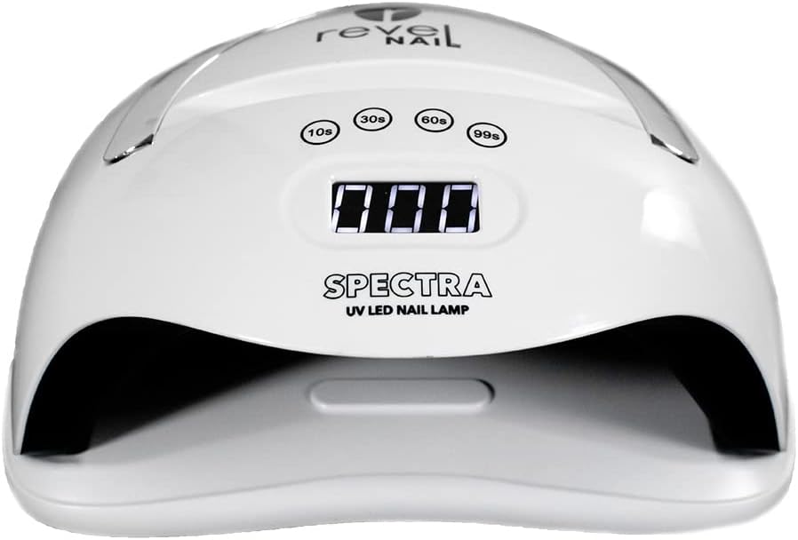 Revel Nail Spectra UV/LED Nail Lamp, Dip Powder & Gel Nail Polish Light, for Gel Polish or Dip Shine & Matte Top Coat