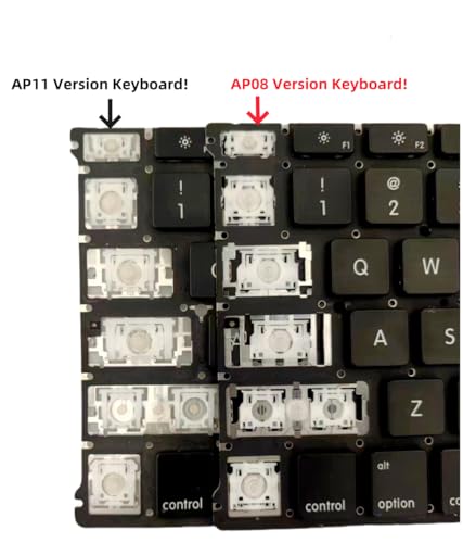Image of Replacement Individual AP08 Type Right Command Key Cap and Hinges for MacBook Pro Model A1425 A1502 A1398 for MacBook Air Model A1369 /A1466 Keyboard to Replace The Right Command Key Cap and Hinge