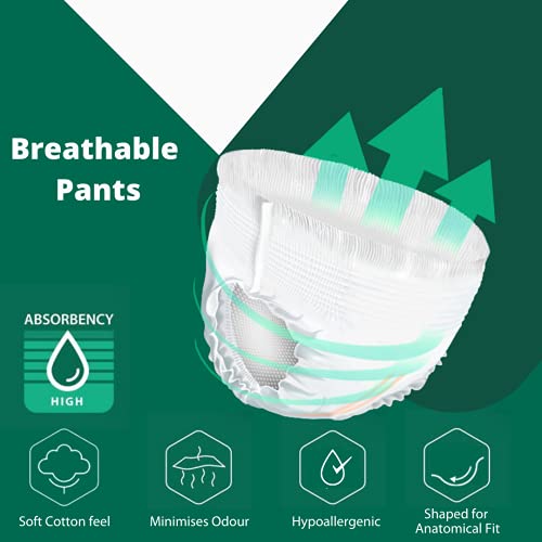 Novamed Incontinentiebroek voor volwassenen, dames en heren, pull-up broek, volwassen pull-up luiers - 14 broeken per… - Image 3