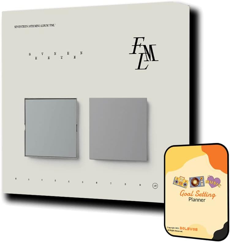 FML Seventeen Album [A+B+C ver. Full Set]+Pre Order Benefits+BolsVos K-POP Inspired Digital Planner, Digital Sticker Pack (10th Mini Album)