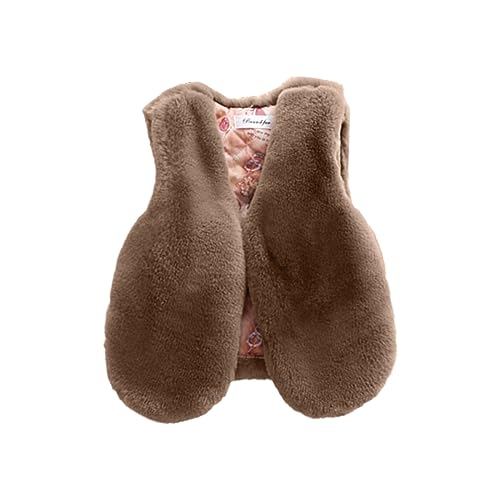 Unisex Kids and Toddlers' Puffer Vest Lightweight Zipper Up Waistcoat Cute Winter Outwear Padded Outfit