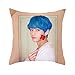 ALTcompluser [Map of The Soul:Persona] Housse de coussin Bangtan Boys Suga V Jimin JIN Jungkook J-Hope RM en microfibre Coussin dcoratif sans garnissage Canap Dcoration 45 x 45 cm