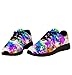 Paint Splatter Neon Shoes for Women Men Trail Running Casual Fashion Sneakers Slip-on Tennis Shoes