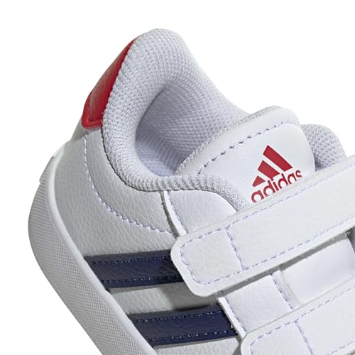 Image of adidas Boys Vl Court 3.0 Slip On Sneakers Shoes Casual - Pink, White
