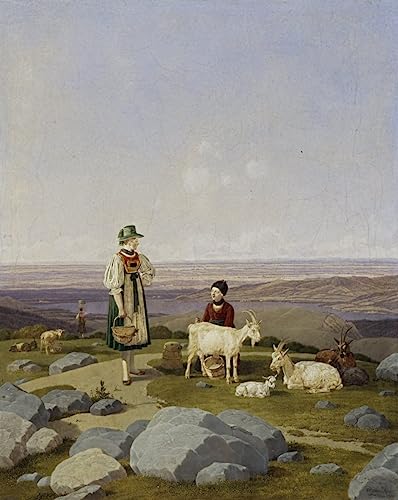 Impression toile Au Gaisalm Wilhelm Von peinture murale 60x90