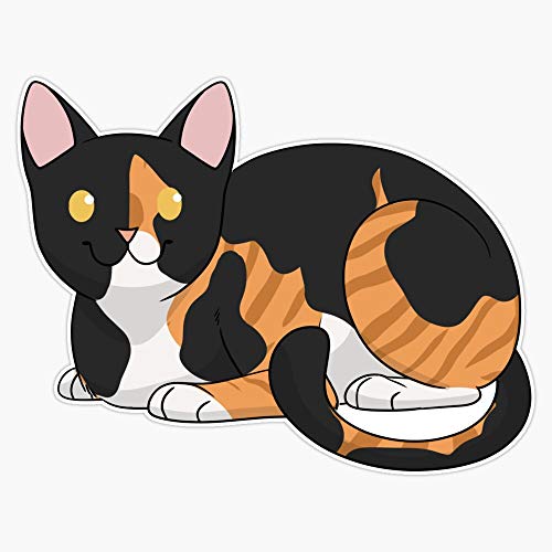 Calico Cat Sticker Decal Vinyl Bumper Sticker Decal Waterproof 5 ...