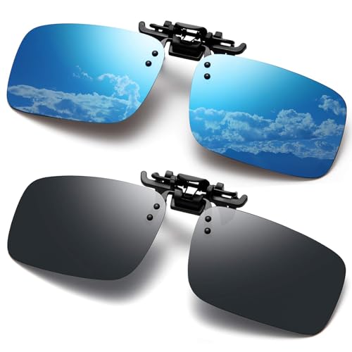 Polarized Clip-on Sunglasses Anti-Glare Driving Glasses for