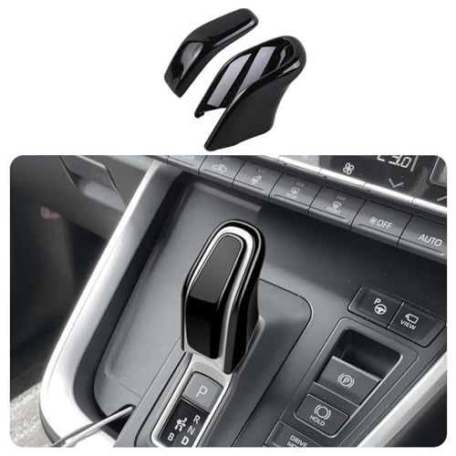 ZUNEIGUNG トヨタ新型ヴォクシー 90系 / 新型ノア 90系 令和4年1月〜に対応 シフトノブ カバー シフトグリップカバー サイドブレーキ ギアシフトノブカバー パーキングブレーキ ギアレバーヘッ ドハイブリッド車ガーニッシュインテリアパネルT