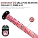1.1mm Bat Grip Tape, Greek Key Double-Stamping Textured, Baseball & Softball Bat Tape for All-Weather Performance, Non-Slip, Precut for Easy Install
